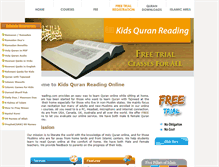 Tablet Screenshot of kidsquranreading.com